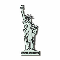 Scrapbook Customs - United States Collection - New York - Laser Cut - Statue of Liberty