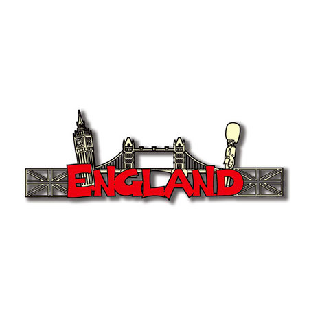 Scrapbook Customs - World Collection - England - Laser Cut - Word and Background
