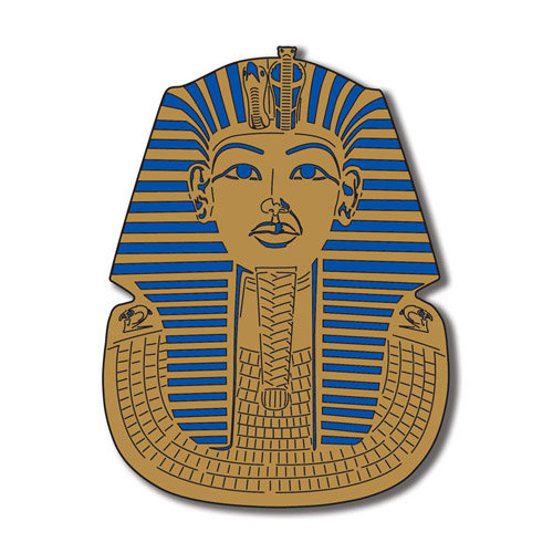Scrapbook Customs - World Collection - Egypt - Laser Cut - King Tut