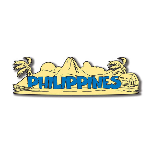 Scrapbook Customs - World Collection - Philippines - Laser Cut - Word and Background