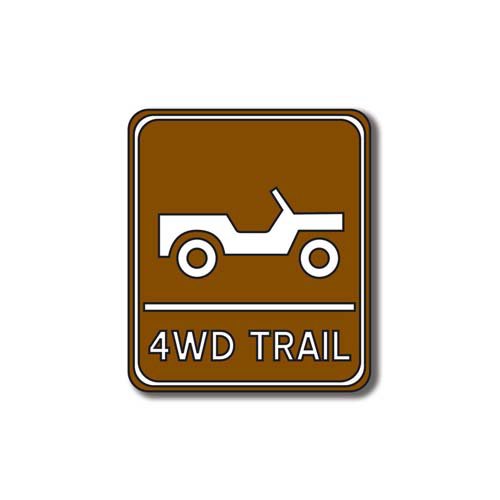 Scrapbook Customs - Sports Collection - Laser Cut - 4wd Trail Sign