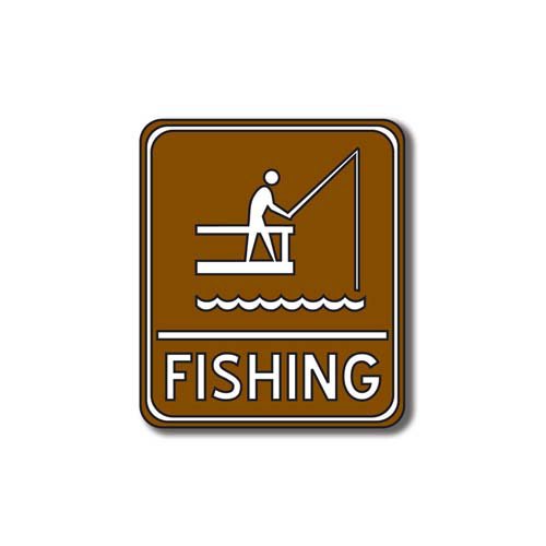 Scrapbook Customs - Sports Collection - Laser Cut - Fishing Sign