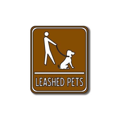 Scrapbook Customs - Sports Collection - Laser Cut - Leashed Pets Sign