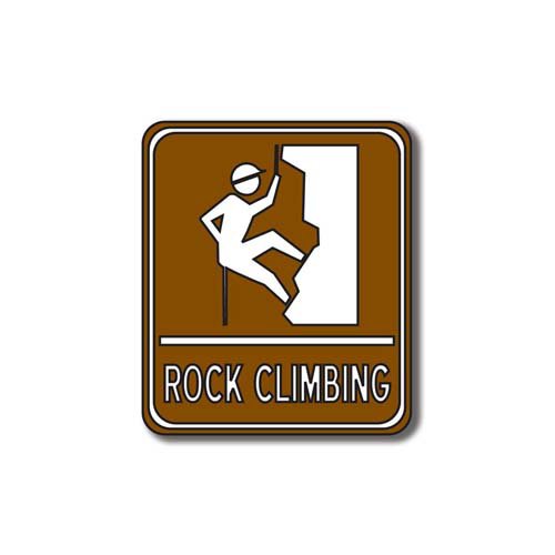 Scrapbook Customs - Sports Collection - Laser Cut - Rock Climbing Sign