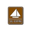 Scrapbook Customs - Sports Collection - Laser Cut - Sail-Boating Sign