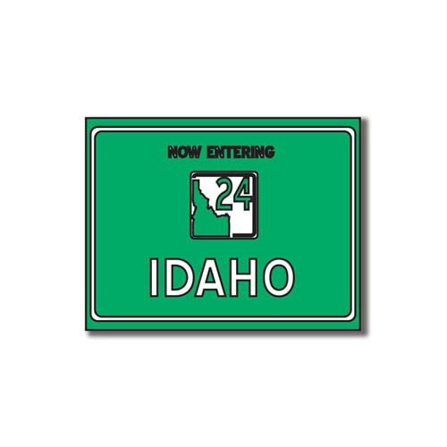 Scrapbook Customs - United States Collection - Idaho - Laser Cut - Now Entering Sign