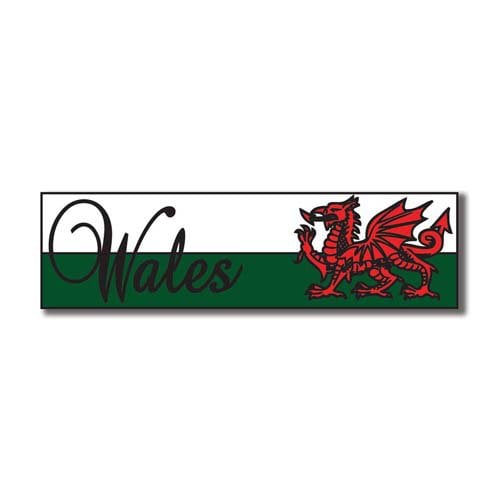 Scrapbook Customs - World Collection - Wales - Laser Cut - Travel Topper
