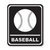 Scrapbook Customs - Sports Collection - Laser Cut - Baseball Sign