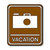 Scrapbook Customs - Sports Collection - Laser Cut - Vacation Sign