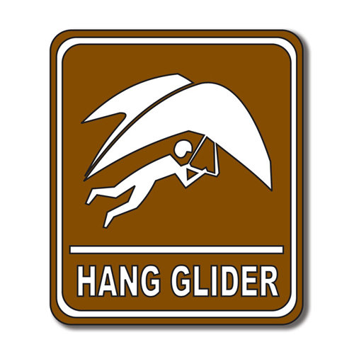 Scrapbook Customs - Sports Collection - Laser Cut - Hang Glider Sign