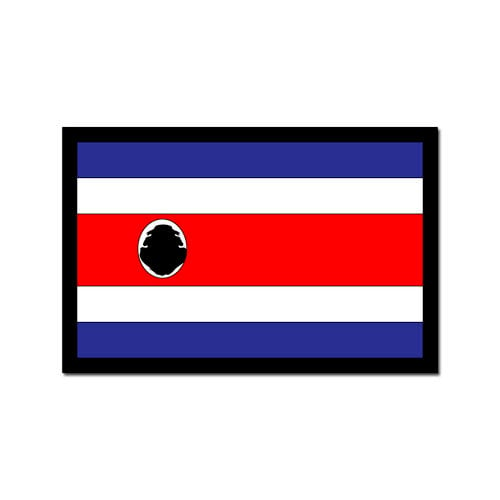 Scrapbook Customs - World Collection - Costa Rica - Laser Cut - Flag