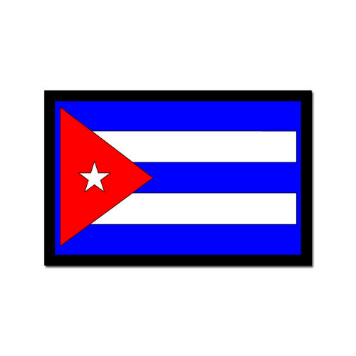 Scrapbook Customs - World Collection - Cuba - Laser Cut - Flag