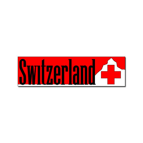 Scrapbook Customs - World Collection - Switzerland - Laser Cut - Travel Topper