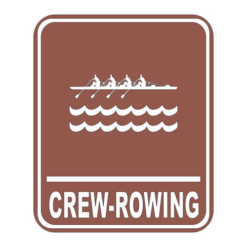 Scrapbook Customs - Sports Collection - Laser Cut - Crew Rowing Sign