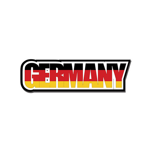 Scrapbook Customs - Travel Photo Journaling - Flag Word - Laser Cut - Germany