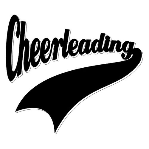 Scrapbook Customs - Sports Collection - Laser Cut - Sports Tails - Cheerleading