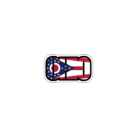 Scrapbook Customs - Flag Word - Laser Cut - Ohio