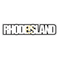 Scrapbook Customs - Flag Word - Laser Cut - Rhode Island
