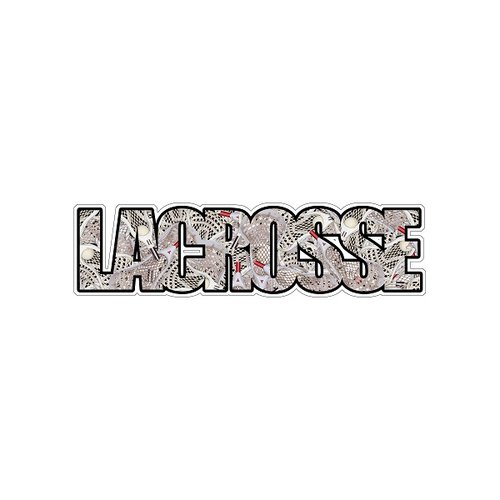 Scrapbook Customs - Word Image - Laser Cut - Lacrosse