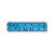 Scrapbook Customs - Word Image - Laser Cut - Swimming