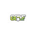 Scrapbook Customs - Dimensional Word - Laser Cut - Golf