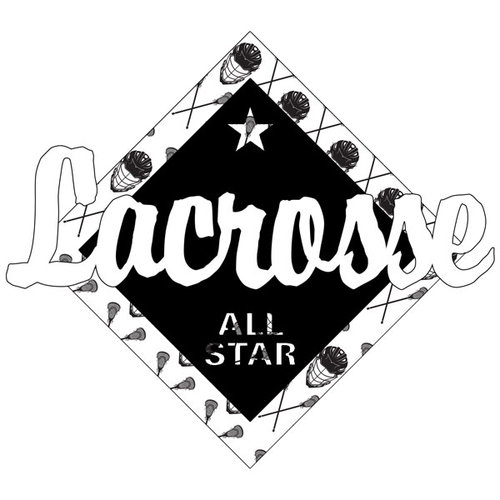 Scrapbook Customs - Lacrosse Life Collection - Laser Cut - Lacrosse All Star
