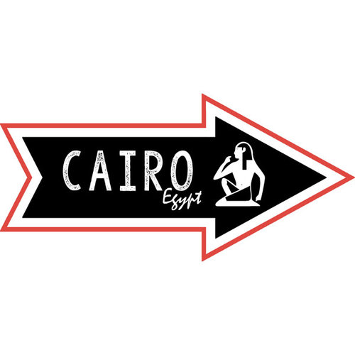 Scrapbook Customs - Travel Adventure Collection - Laser Cut - Cairo Memories Arrow