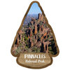Scrapbook Customs - United States National Parks Collection - Laser Cut - Watercolor - Pinnacles National Park