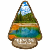 Scrapbook Customs - United States National Parks Collection - Laser Cuts - Watercolor - Yellowstone National Park