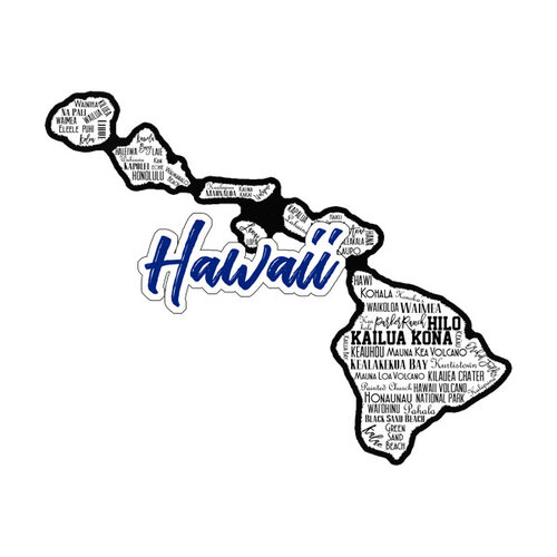Scrapbook Customs - State Sights Collection - Laser Cut - Hawaii