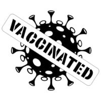 Scrapbook Customs - Laser Cuts - Covid-19 - Vaccinated