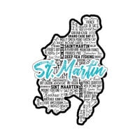 Scrapbook Customs - Laser Cuts - St. Martin Island Sights