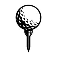 Scrapbook Customs - Laser Cuts - Golf Ball and Tee