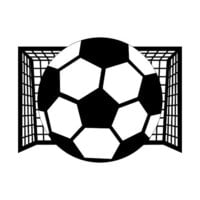 Scrapbook Customs - Laser Cuts - Soccer Ball On Net