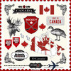 Scrapbook Customs - 12 x 12 Cardstock Stickers - Canada Sightseeing
