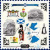 Scrapbook Customs - 12 x 12 Cardstock Stickers - Scotland Sightseeing