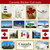 Scrapbook Customs - 12 x 12 Sticker Cut Outs - Canada Sightseeing