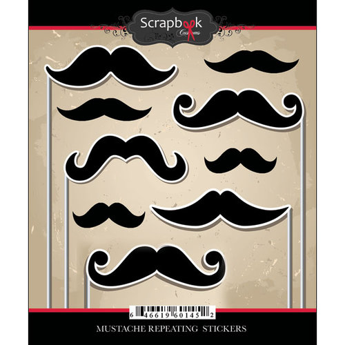 Scrapbook Customs - Cardstock Stickers - Mustaches