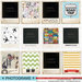 Scrapbook Customs - Travel Photo Journaling Collection - 12 x 12 Cardstock Stickers - Photogram
