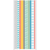Scrapbook Customs - Tropical Excursions Collection - Cardstock Stickers - Borders