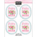 Scrapbook Customs - Card Craft Stickers - Happy Easter with Flowers