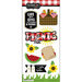 Scrapbook Customs - Cardstock Stickers - Picnic Fun