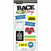 Scrapbook Customs - Cardstock Stickers - Race Day