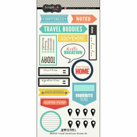 Scrapbook Customs - Cardstock Stickers - Travel Adventure - Two