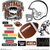 Scrapbook Customs - Sports Collection - 12 x 12 Cardstock Stickers - Football Elements