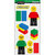 Scrapbook Customs - Building Blocks Collection - Cardstock Stickers - Lego Figures