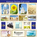 Scrapbook Customs - State Sightseeing Collection - 12 x 12 Sticker Cut Outs - Kansas