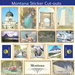 Scrapbook Customs - State Sightseeing Collection - 12 x 12 Sticker Cut Outs - Montana