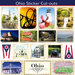 Scrapbook Customs - State Sightseeing Collection - 12 x 12 Sticker Cut Outs - Ohio