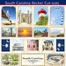Scrapbook Customs - State Sightseeing Collection - 12 x 12 Sticker Cut Outs - South Carolina